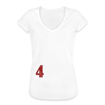Bonnie - Clyde Geschenk Geschenkidee - Frauen Vintage T-Shirt - Schwarz - Vorne - Danielle (179cm)