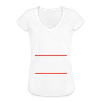 Mein Penis ist zwar klein - Frauen Vintage T-Shirt - Schwarz - Vorne - Danielle (179cm)