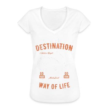Fitness Sport Krachttraining Gym Trainingsgeschenk - Vrouwen Vintage T-shirt - zwart - Voor