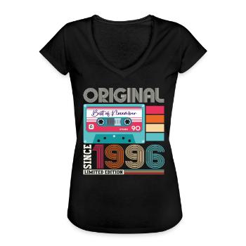November Jahrgang 1996 26. Geburtstag Geschenk - Frauen Vintage T-Shirt - Schwarz - Vorne