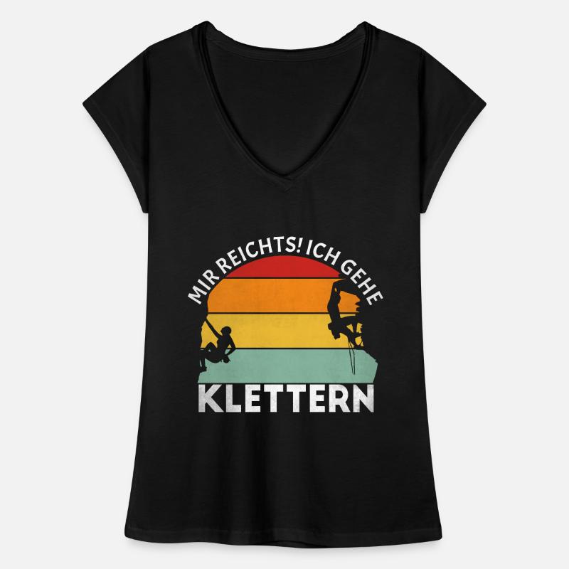 Klettern Bouldern Kletterer Boulderer Geschenk Frauen Vintage T-Shirt