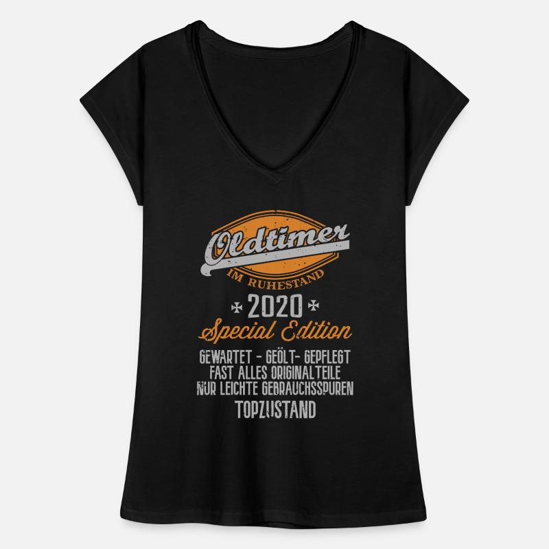 Oldtimer Geschenk Rente Ruhestand 2020 Rentner Frauen Vintage T-Shirt