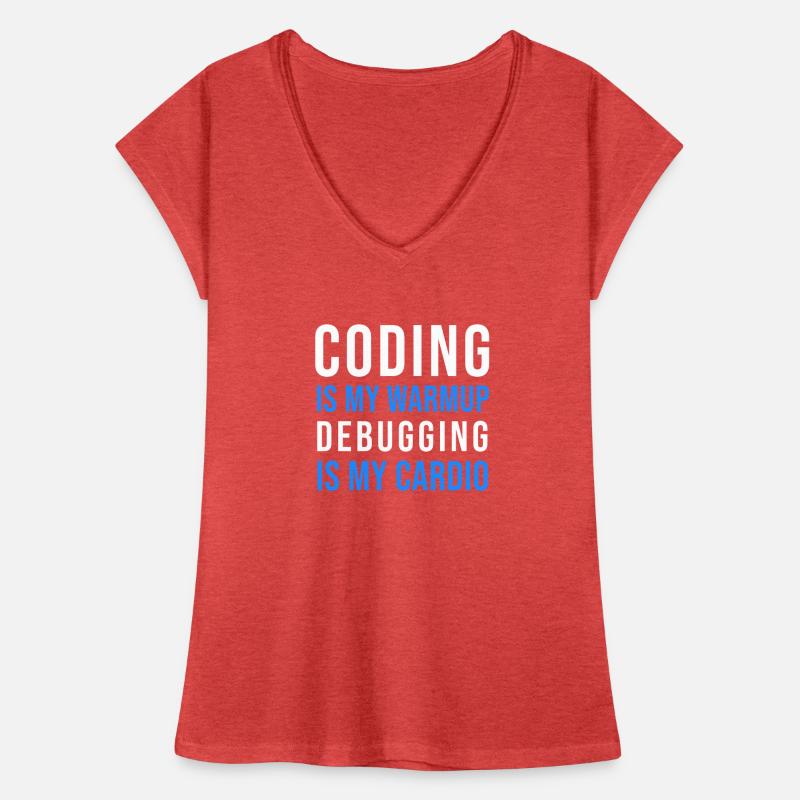 Lustiger Programmierer Spruch Coding Informatik Frauen Vintage T-Shirt