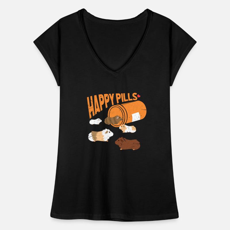 Pilules de cochon d'Inde cadeau cochon d'Inde T-shirt vintage Femme