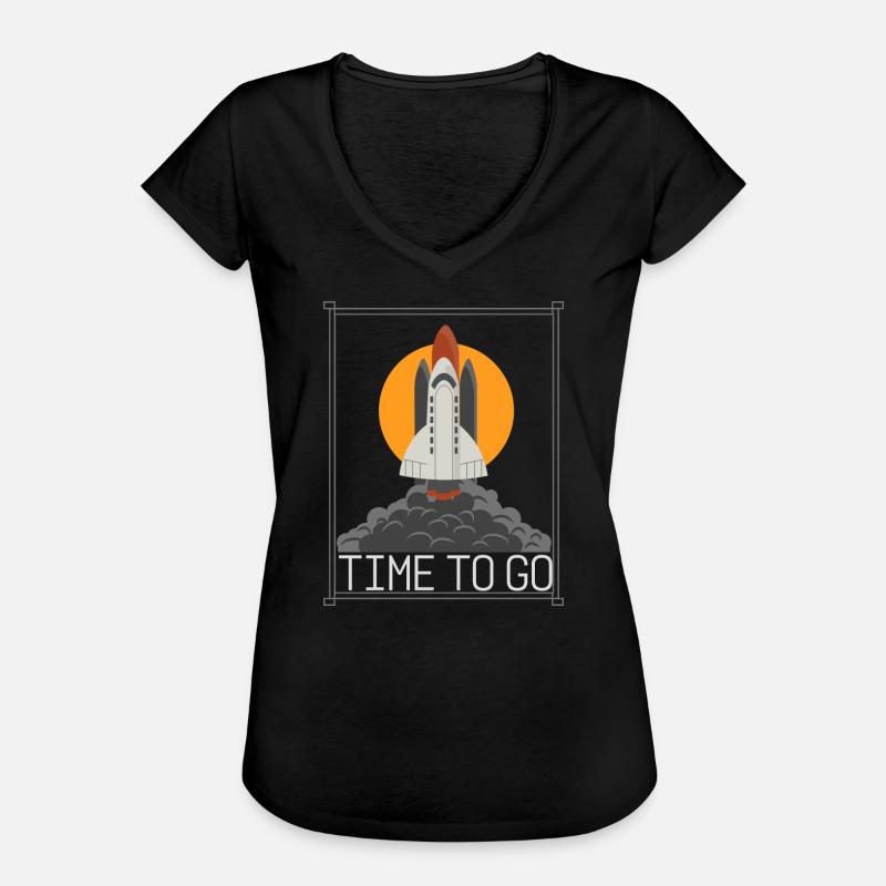 rocket - Women's Vintage T-Shirt - black