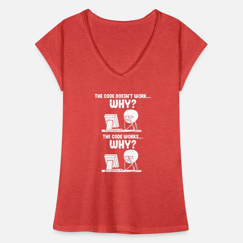 Programmierer Frauen Vintage T-Shirt