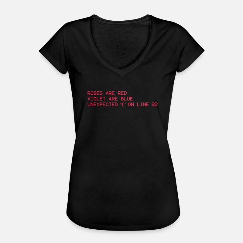 Programmierer Code Coder Programmieren Geschenk - Frauen Vintage T-Shirt - Schwarz