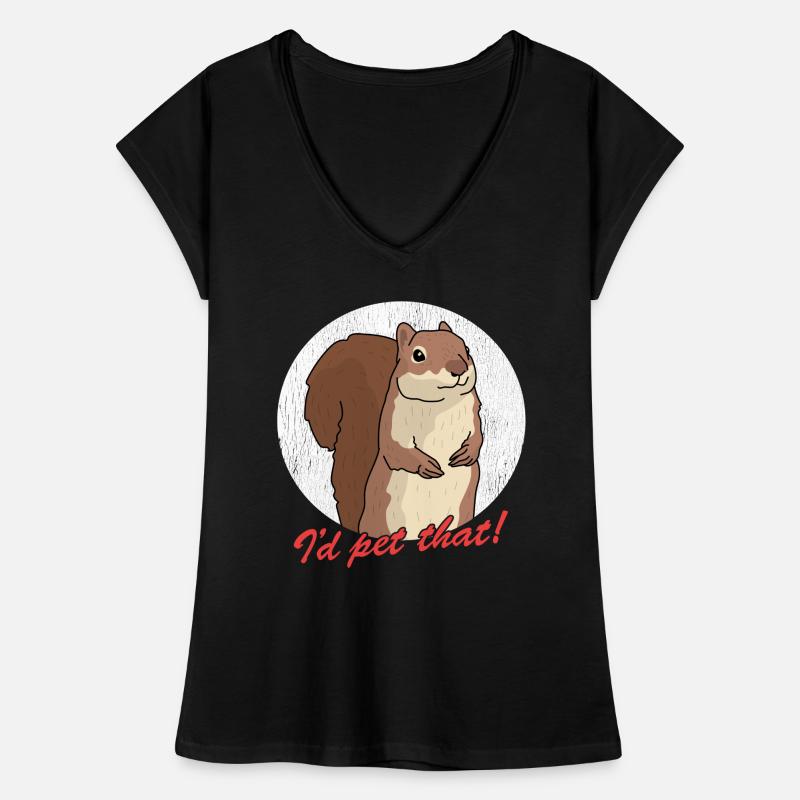 Süßes Eichhörnchen Hörnchen Grauhörnchen Geschenk Frauen Vintage T-Shirt