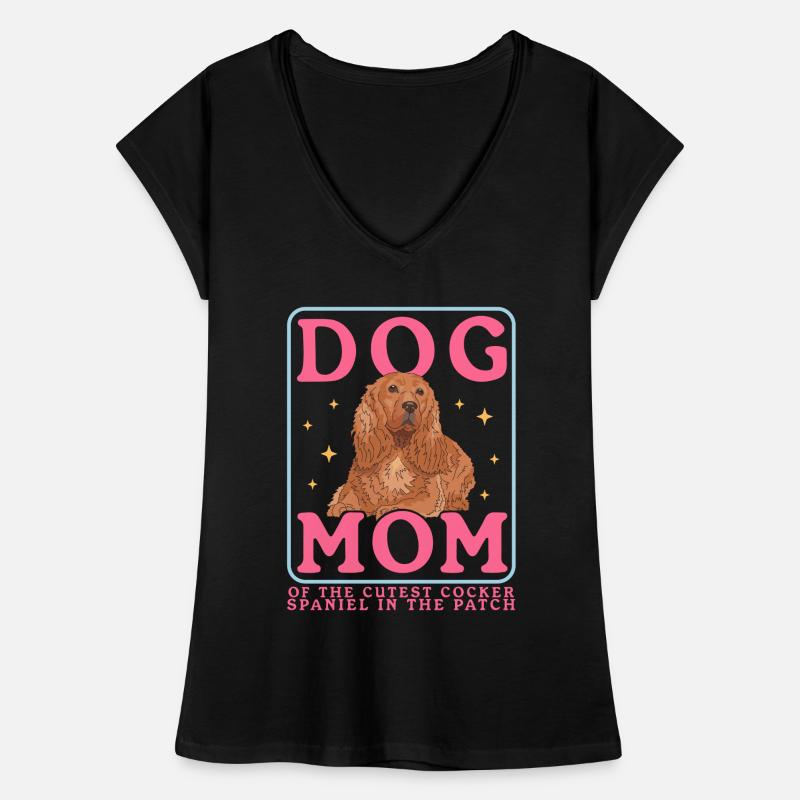 Cocker Spaniel Mom Cocker Spaniel Gift Women's Vintage T-Shirt