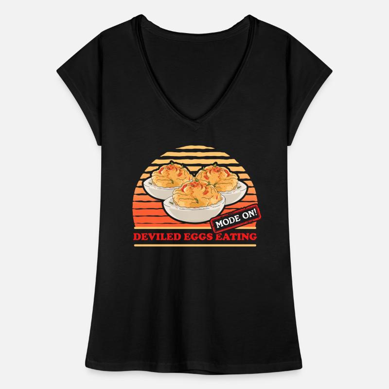 Deviled Eggs Gefüllte Eier Geschenk Frauen Vintage T-Shirt