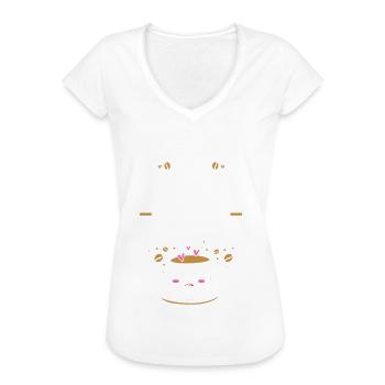 Respiration Respiration Inhalothérapeute Oxygène - T-shirt vintage Femme - noir - Devant - Danielle (179cm)