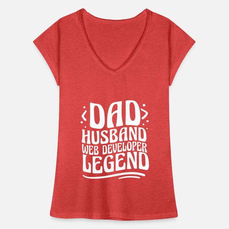 Web Entwickler Webdeveloper Frauen Vintage T-Shirt