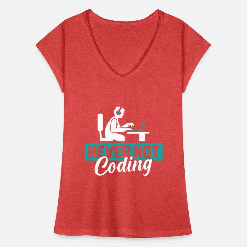 Entwickler Coder Programmierer Frauen Vintage T-Shirt