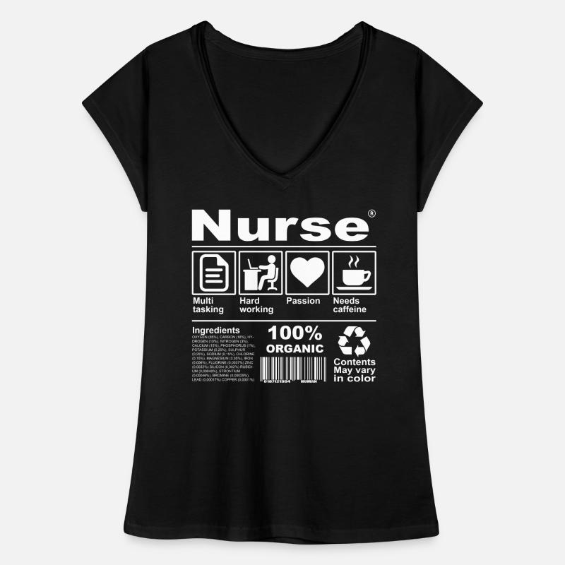 infirmière T-shirt vintage Femme