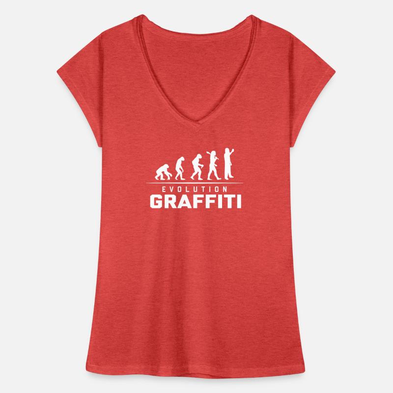 EVOLUTION DES GRAFFITI T-shirt vintage Femme