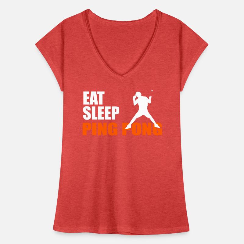 MANGER. DORMIR. PING PONG. RÉPÉTER. T-shirt vintage Femme