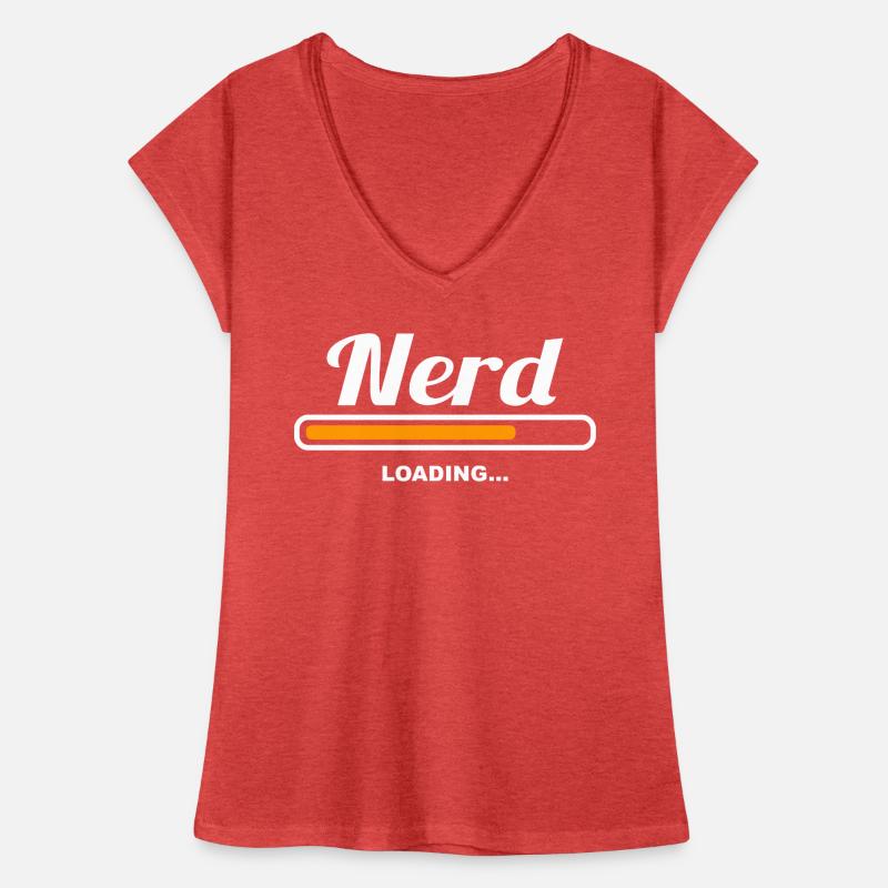 Nerd Loading T-shirt vintage Femme