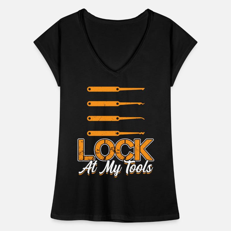 Lock At My Tools | Lock Picking Pun | Lock Picker Women's Vintage T-Shirt