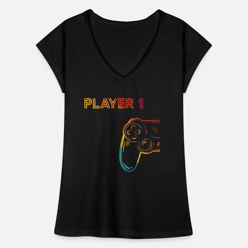 Gaming Player 1 gift Women's Vintage T-Shirt