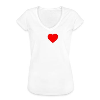 I love dad - T-shirt vintage Femme - noir - Devant - Danielle (179cm)