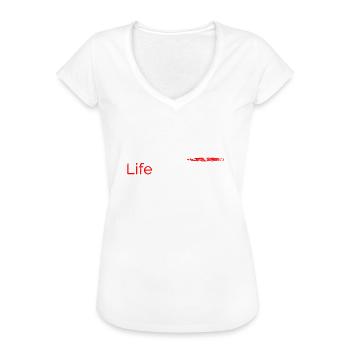 Lustiger Spruch Tanzen Tanzfläche Tanz - Frauen Vintage T-Shirt - Schwarz - Vorne - Danielle (179cm)