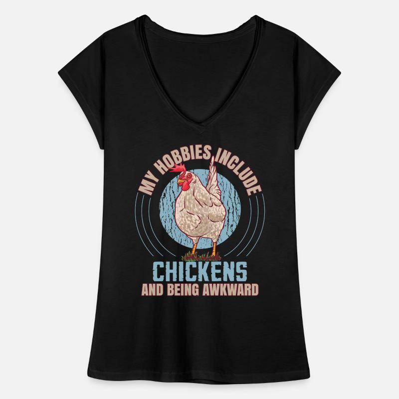 My Hobbies Include Chickens Women's Vintage T-Shirt