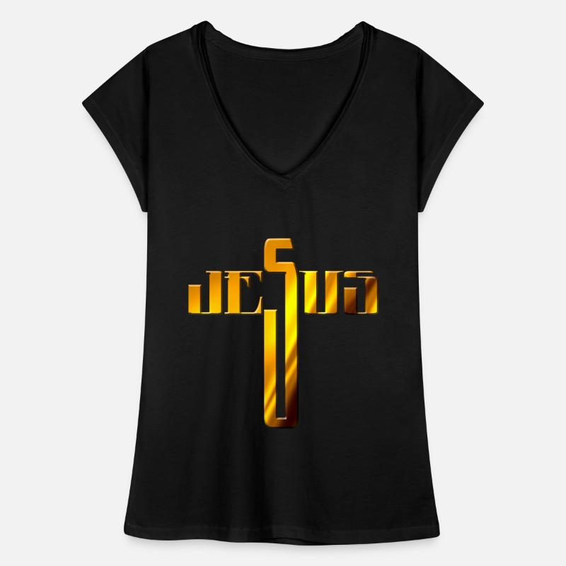 Jésus T-shirt vintage Femme