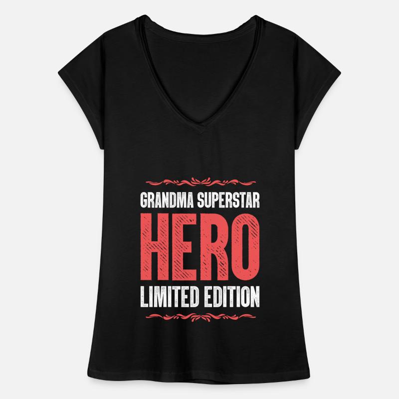 Beste Oma Heldin Spruch Frauen Vintage T-Shirt