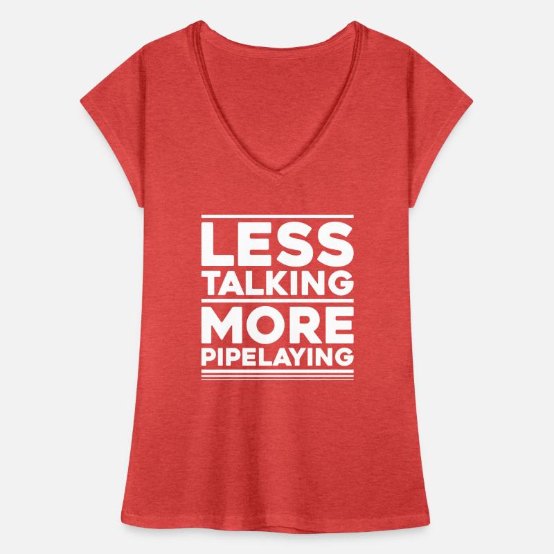 Pipeline Constructor Pipeline Construction Pipelayer Women's Vintage T-Shirt