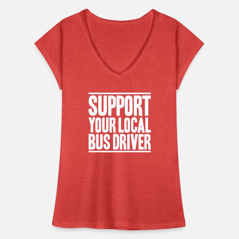 Busfahrer Bus Driver Busman Schulbusfahrer Frauen Vintage T-Shirt