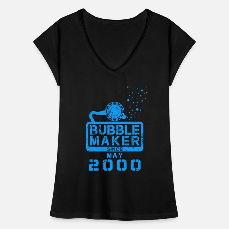 Diver Birthday Bubblemaker since May 2000 Women's Vintage T-Shirt