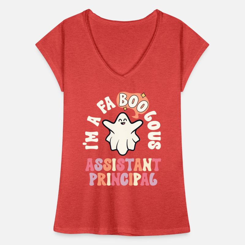 Faboolous Assistant Principal Retro Halloween Frauen Vintage T-Shirt