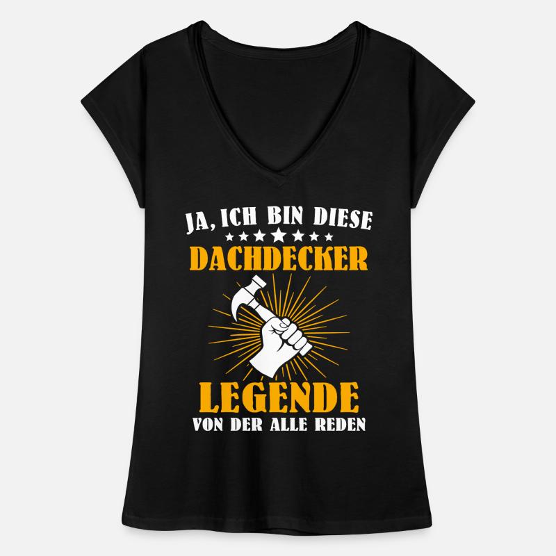 Dachdecker Beruf Dachdecken Frauen Vintage T-Shirt