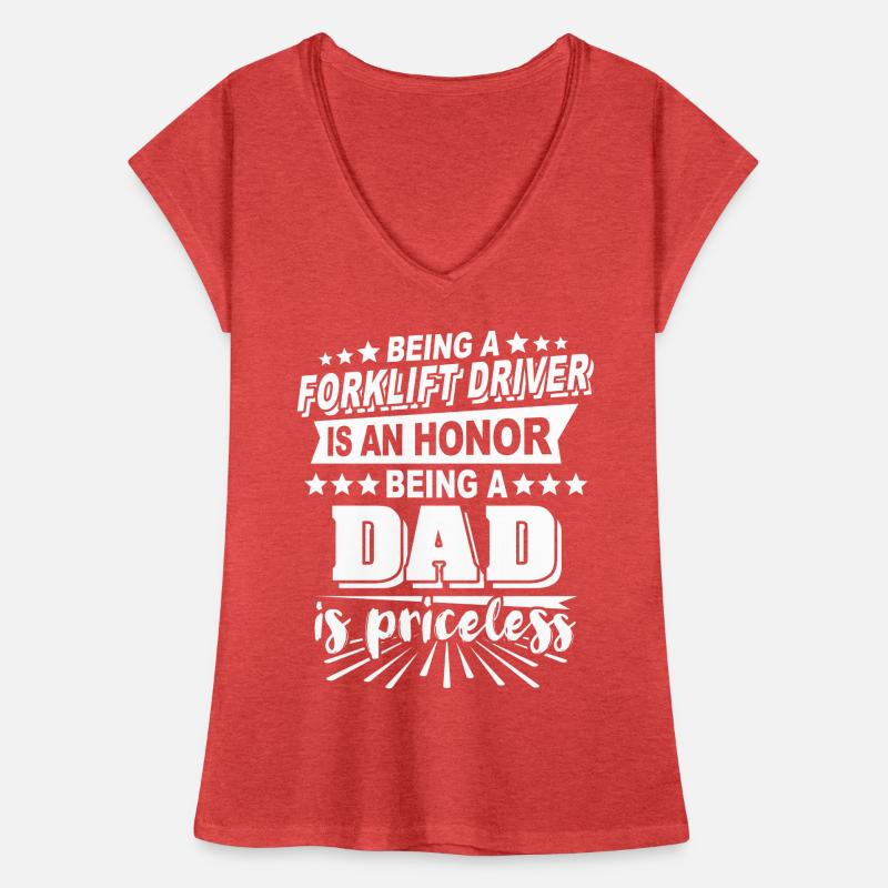 Forklift driver dad Women's Vintage T-Shirt
