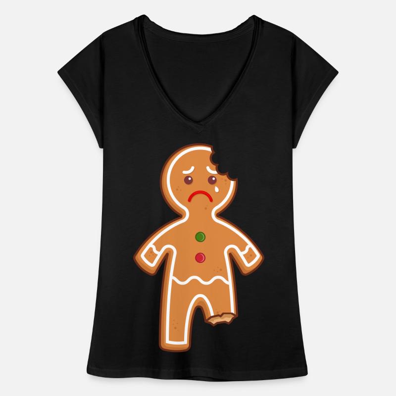 Lebkuchenmann Lebkuchen Mann Gingerbread Mi Mi Mi Frauen Vintage T-Shirt