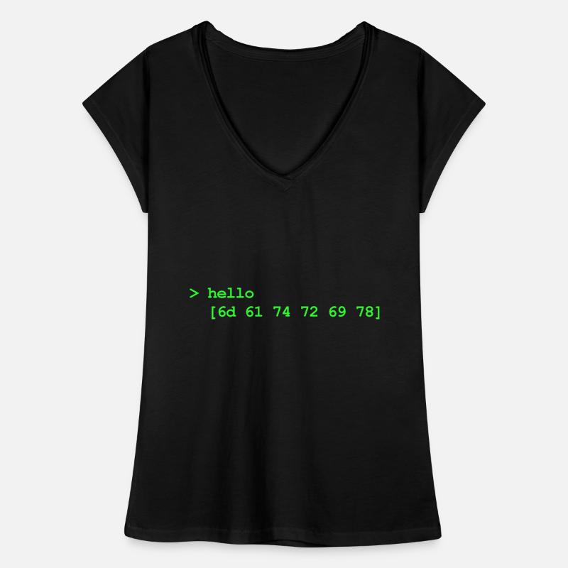 Hello Matrix hex Women's Vintage T-Shirt