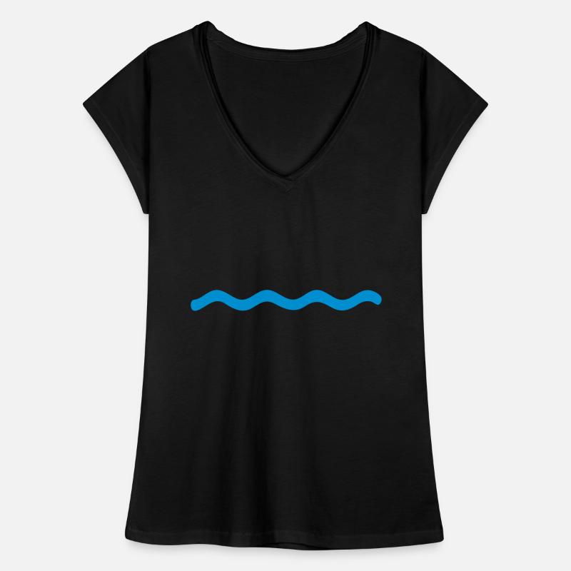 Wellen Frauen Vintage T-Shirt