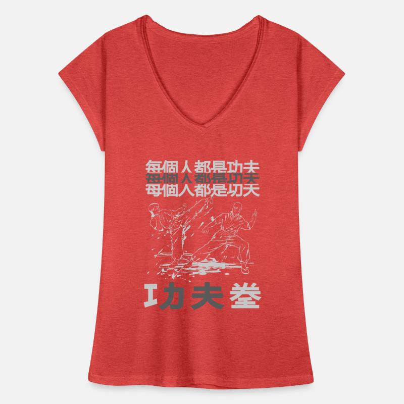 KUNG FU Frauen Vintage T-Shirt
