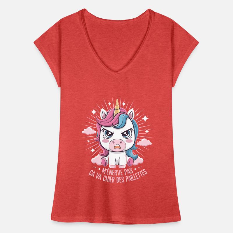 Sei mir nicht böse, das wird dir scheißen, Glitzer-Einhorn Frauen Vintage T-Shirt