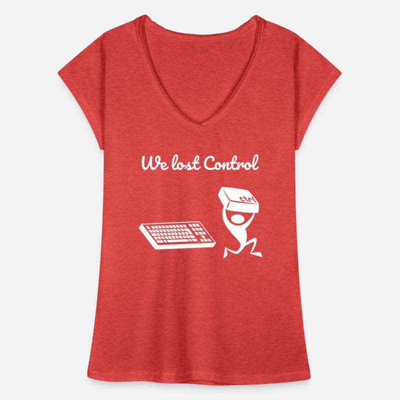 Pas d’ordinateur de contrôle Ctrl T-shirt vintage Femme