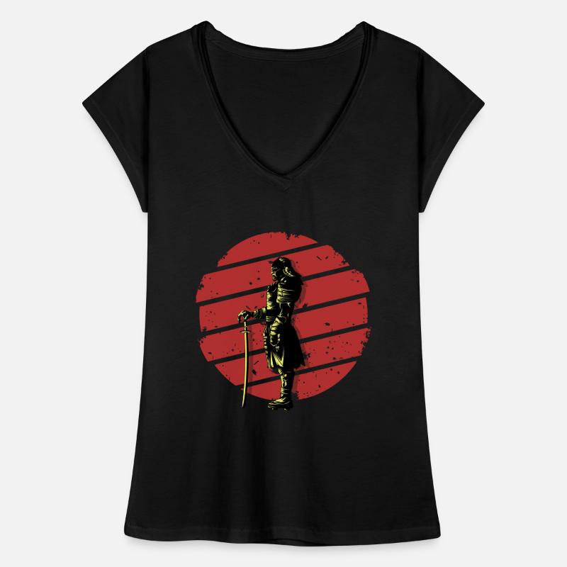 Samurai Frauen Vintage T-Shirt