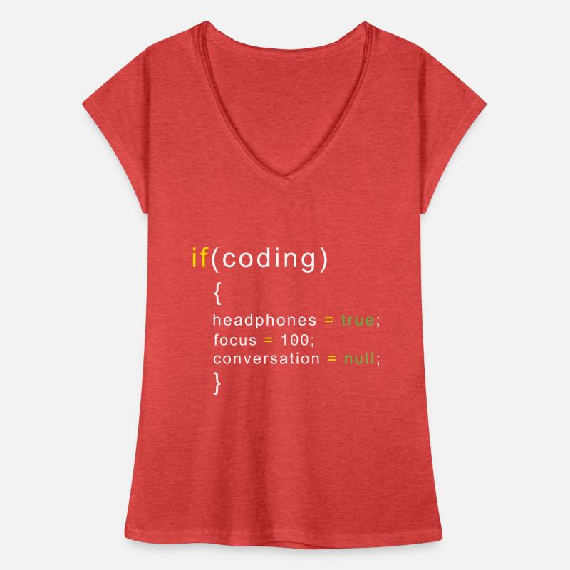Codage du codeur T-shirt vintage Femme