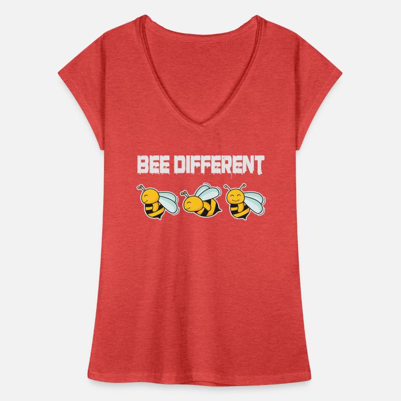 Bee Different Bienen Sei Anders Be Yourself Frauen Vintage T-Shirt