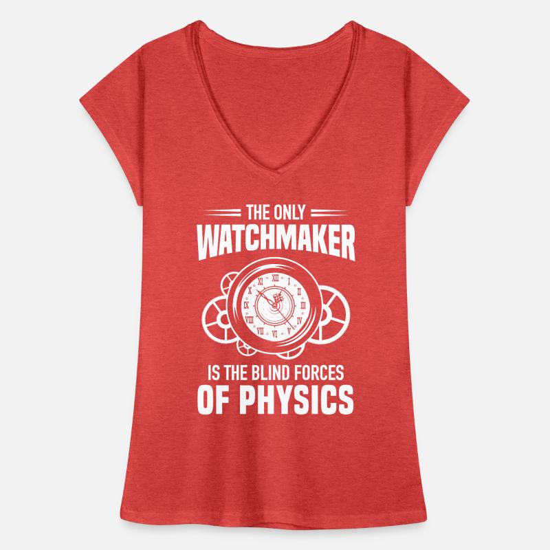 Watchmaker Blind Forces Physics Precision Mechanic Women's Vintage T-Shirt