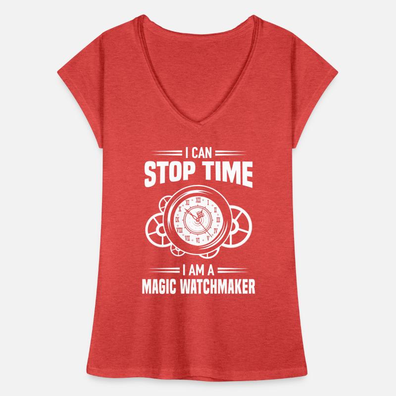 Can Stop Time Magic Watchmaker Gift Women's Vintage T-Shirt