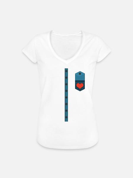 Drôle de costume de cœur d’étain pour Halloween - T-shirt vintage Femme - noir