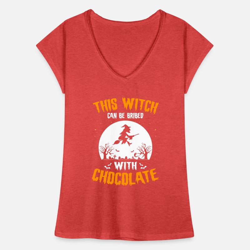 Witch Bribed With Chocolate Halloween Kostüm Frauen Vintage T-Shirt