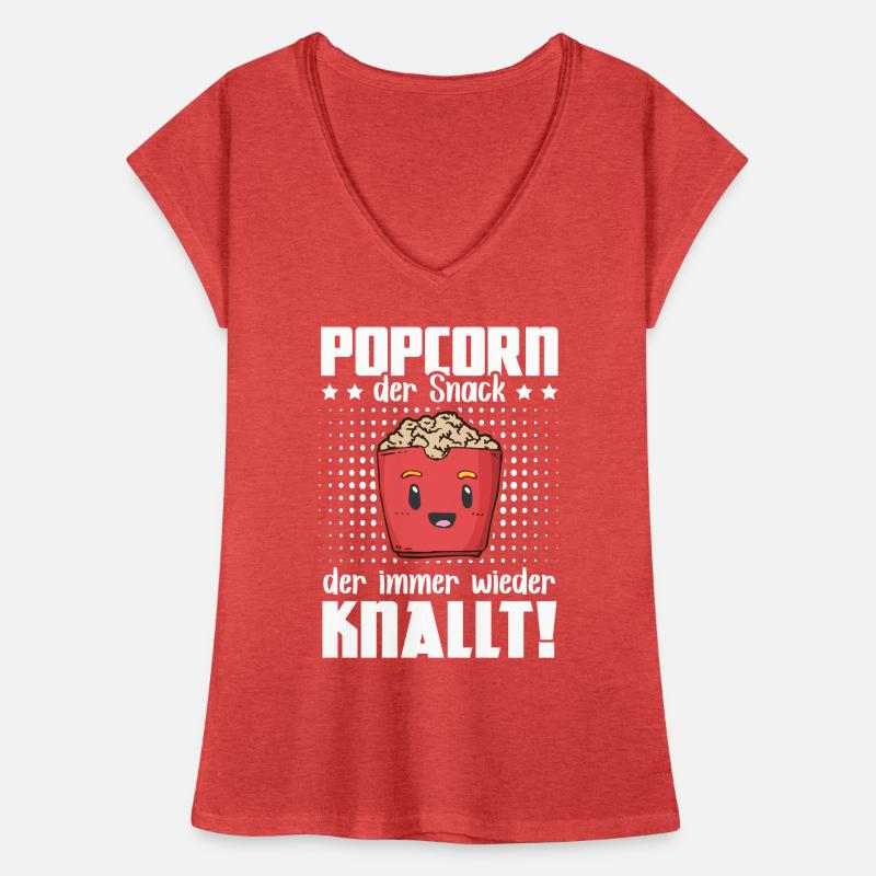 Popcorn Snack Knalt - Machine à pop-corn Soirée cinéma T-shirt vintage Femme