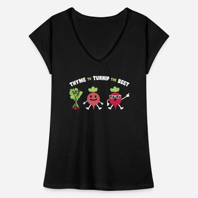 Thym Au Navet La Betterave Betterave Betterave Cadeau T-shirt vintage Femme