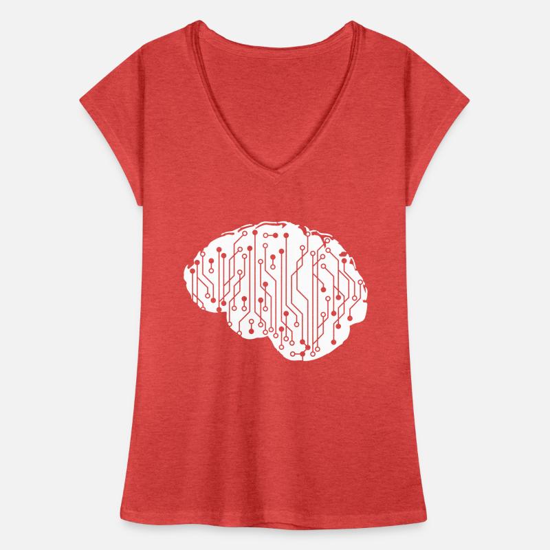Electrical Brain CPU Data Circuit Computer Women's Vintage T-Shirt